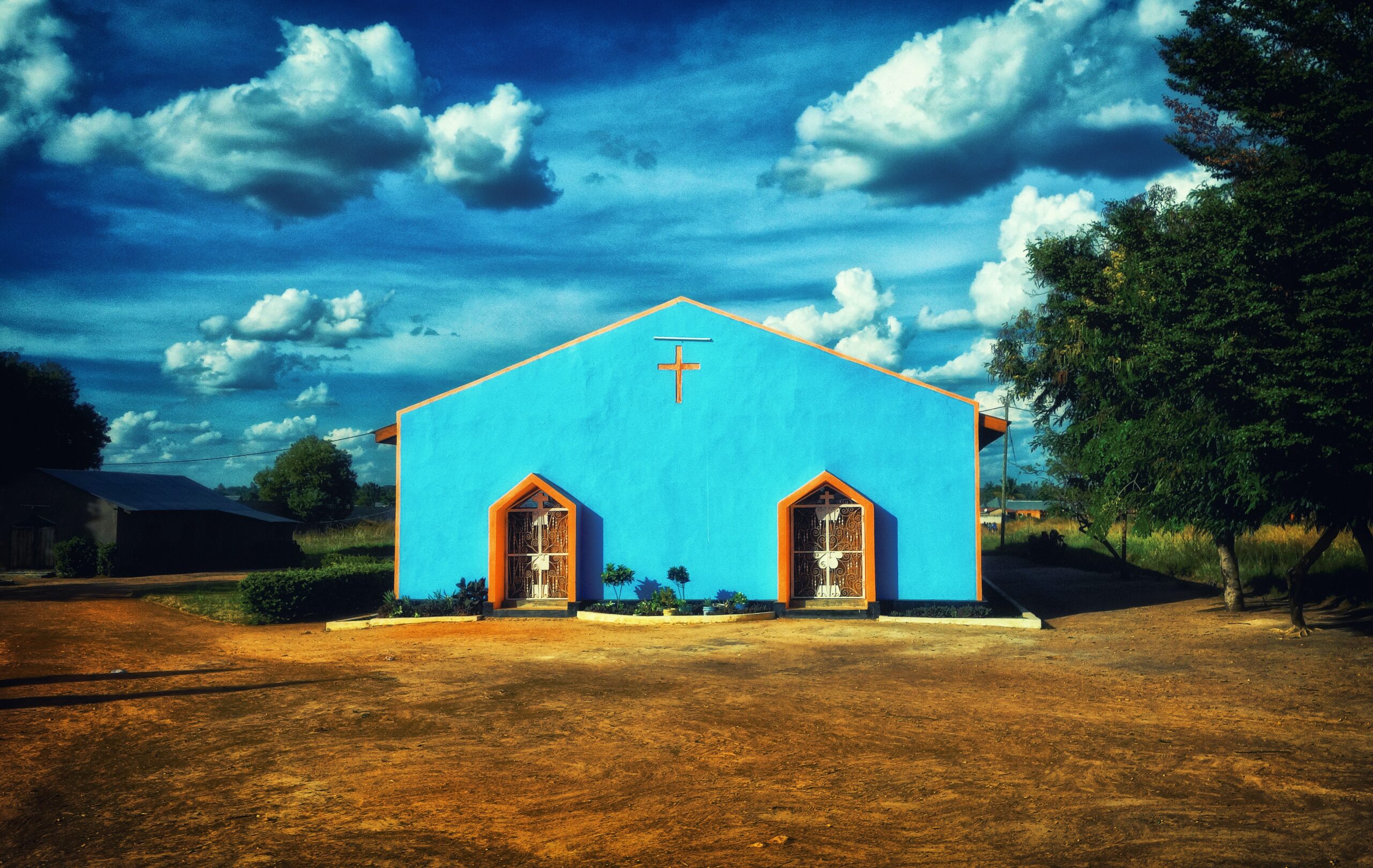 Eine kleine Kirche in Tansania